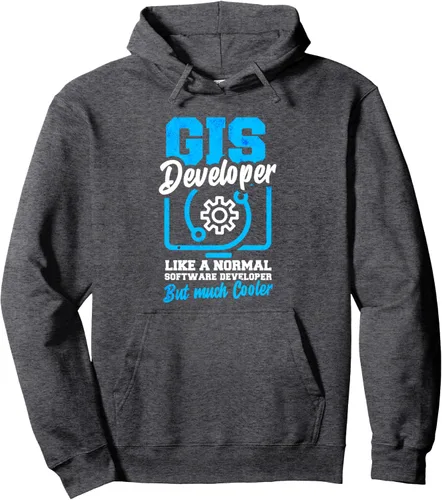 Vista 3 de GIS Geographic Information System Geoinformatics Geography Pullover Hoodie