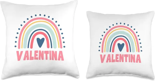 Vista 3 de Idea Regalo Personalizzata con Nome Gifts Idea Valentina Name Custom Woman Myth Legend - Almohada para fiesta de cumpleaños, 16 x 16 pulgadas