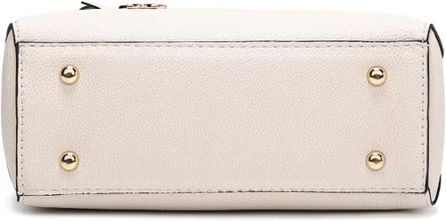 Vista 6 de Dreubea Bolso bandolera de cuero para mujer, Beige