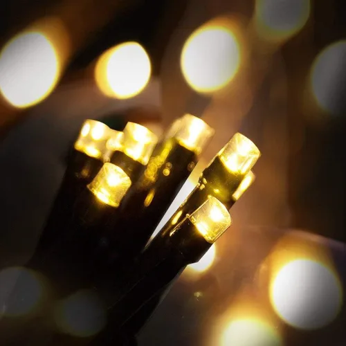 Vista 7 de Guirnalda de luces de Navidad con enchufe de extremo a extremo, 8 modos, 108 pies, 300 LED, IP55, impermeable, con certificación UL