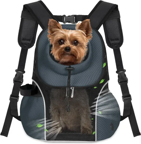 Vista 8 de WOYYHO Mochila portadora de perros para mascotas, mochila frontal