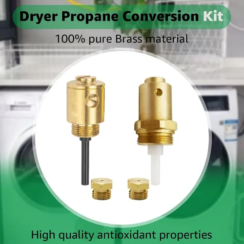 Vista 3 de W11581317 Kit de conversión de propano para secadora Whirlpool 20000 BTU/Hr Gas natural a propano líquido Secadores de conversión de 27 pulgadas