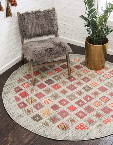 Vista 12 de Unique Loom Fars Collection - Alfombra moderna clásica de diseño geométrico inspirado en tribal, 2 pies 7 pulgadas x 10 pies 0 pulgadas, azul
