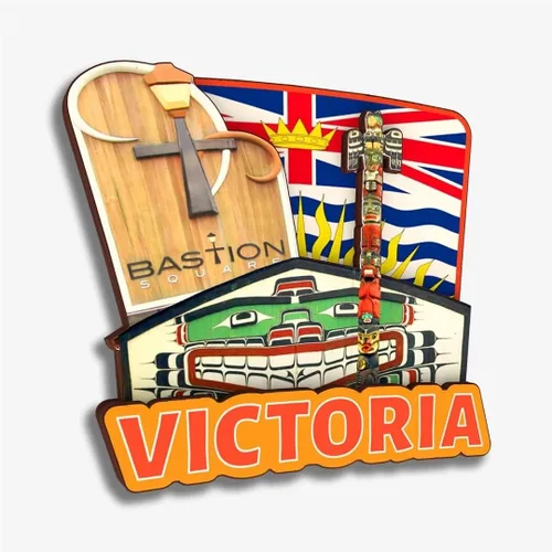 Vista 18 de Montreal - Imán para nevera de Canadá, colección de madera, madera 3D, hecho a mano, recuerdos de ciudad, imán para nevera, decoración del hogar