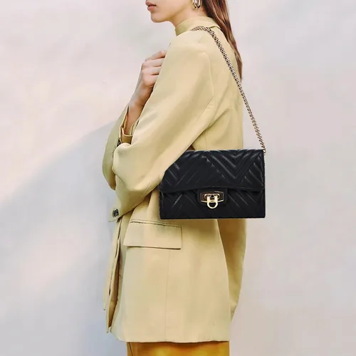 Vista 2 de Elegante bolso cruzado pequeño para mujer, bolso compacto para teléfono y cartera, ligero y perfecto para el trabajo, viajes o salidas casuales