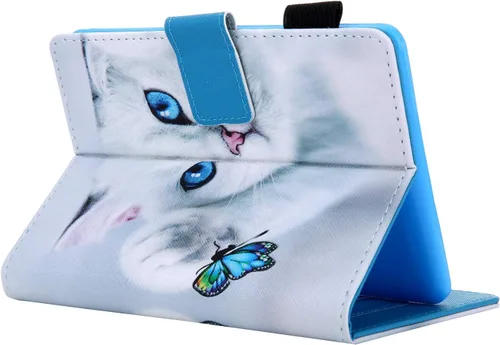 Vista 5 de Funda tipo libro para Kindle Paperwhite de 10ª/7ª/6ª/5ª generación, funda protectora ligera con ranuras para tarjetas, encendido automático
