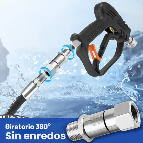 Vista 3 de Tool Daily Arandela a presión, rosca NPT de 3/8 pulgadas, 4000 PSI