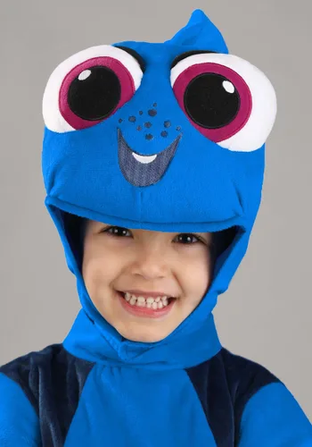 Vista 5 de Disfraz de Dory de Disney y Pixar Buscando a Nemo para Niños Pequeños Multicolor