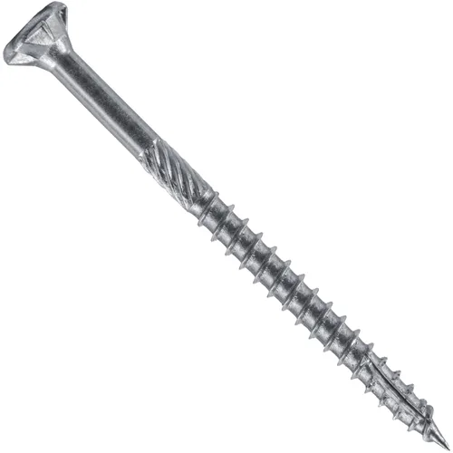 Vista 152 de 8 x 1 revestimiento exterior recubierto de bronce, tornillo de madera multiusos compatible con ACQ, cabeza plana Torx/Star Drive de 1 libra, 288