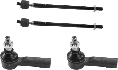 Vista 36 de Metrix Premium Chassis Parts - Kit de 4 piezas de extremos de barra de acoplamiento frontal exterior e interior compatible con Nissan Pathfinder