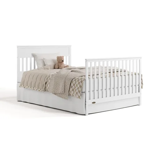 Vista 7 de Graco Shiloh - Cuna convertible 5 en 1 con cajón - Cuna de bebé con certificación GREENGUARD Gold hecha de madera, se convierte en cama infantil