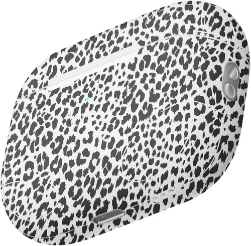 Vista 3 de MightySkins - Fundas compatibles con Apple AirPods Pro 2 - Estampado de leopardo de nieve Funda protectora de vinilo duradera y única Fácil