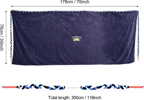 Vista 5 de NEWISHTOOL Herramientas de tinte de ventana para tintado de ventanas, toalla de protección de salpicadero, cuerda de remojo en uno y escobilla