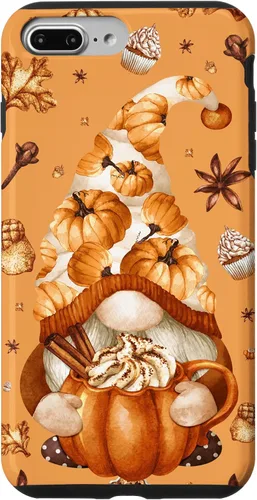 Vista 12 de Thanksgiving Gnome Love Pumpkin Spice Cute Fall Yall Pattern Case for iPhone 17