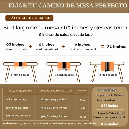 Vista 3 de Native Fab Camino de mesa a rayas grises – Mantel bohemio de 72 pulgadas de largo con borlas – 100% algodón, tejido apretado, mantel antideslizante