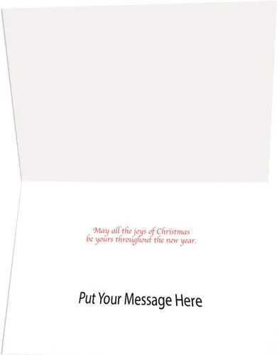Vista 2 de Stonehouse Collection Tarjeta de Navidad con corona náutica personalizada, 24 tarjetas y sobres (personalizable)