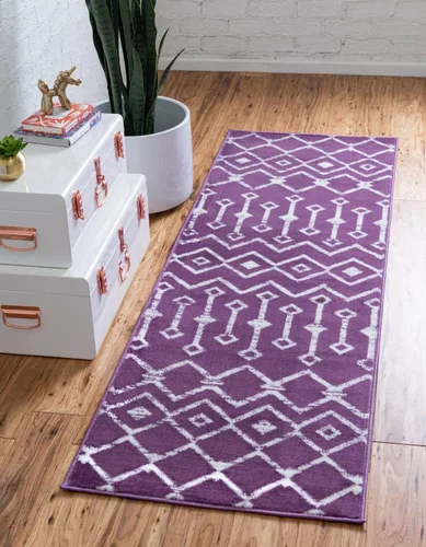 Vista 29 de Unique Loom Enrejado Marroquí Colección Trellis Geométrica Transicional Beige/Marfil Alfombra Área (10 pies 8 pulgadas x 16 pies 5 pulgadas)
