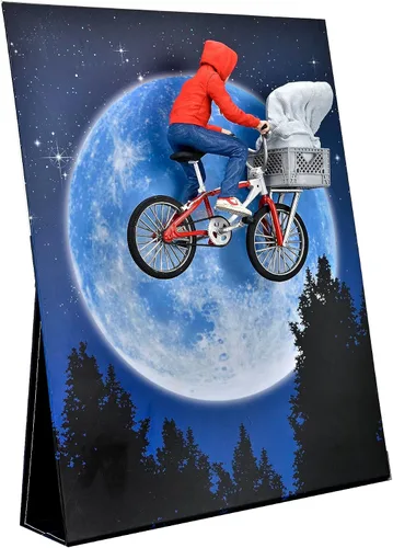 Vista 8 de NECA - E.T. La figura de acción a escala de 7 ″ del 40 aniversario extraterrestre – Elliott & E.T. en bicicleta