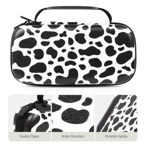 Vista 3 de Lokigo Carrying Case for Nintendo SwitchSwitch OLED Model (2021), Portable Travel Girls Carry Case Protective Hard Shell with 16 Games Card