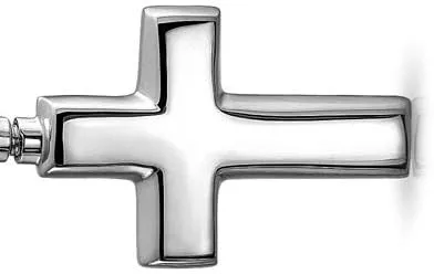 Vista 3 de Personalizar gran cruz medallón colgante para las mujeres para los hombres Memorial cremación urna titular collar para cenizas plata esterlina