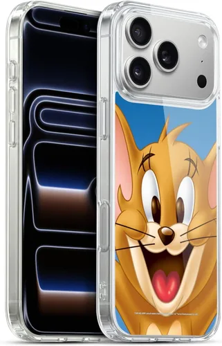 Vista 39 de Head Case Designs Funda de gel de cara completa con licencia oficial de Tom y Jerry Jerry [protección de grado militar] compatible con Apple iPhone