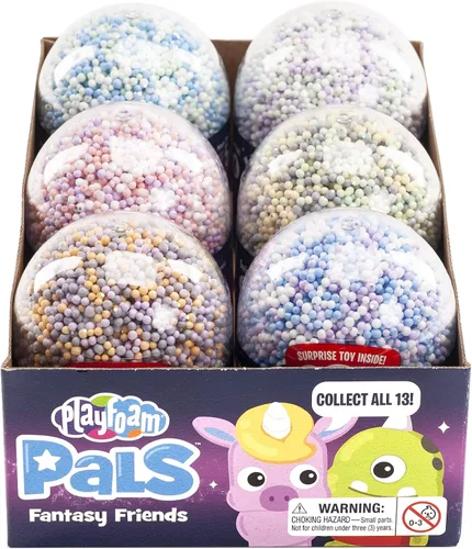 Vista 7 de Educational Insights Playfoam Pals Fantasy Friends - Paquete de 6 juguetes sensoriales coleccionables y juguetes antiestrés para niños, bolas