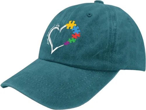 Vista 2 de Gorra Accept Understand Love Autism Awareness Dad - Gorras de béisbol vintage para mujer