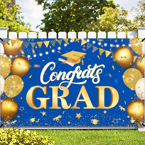 Vista 34 de KatchOn, Cartel de fotos de graduación de felicitaciones – Xtralarge, 72 x 44 pulgadas Cartel de fotos personalizado de graduación Fondo
