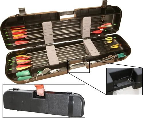Vista 3 de MTM BH35-40 Arrow Plus Case, Snap-Lock Latches, Double Padlocked Tabs for Security, USA Made Negro