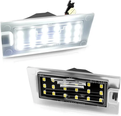 Vista 25 de D-Lumina Luces LED para matrícula, montaje de lámpara para Volkswagen VW Golf GTI MK4 MK5 MK6 MK7 CC Rabbit Polo EOS Phaeton Beetle Passat Scirocco