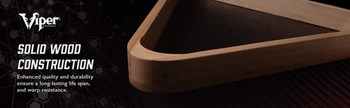 Vista 7 de Viper - Accesorio para mesa de billar/billar: estante de 8 bolas, triángulo de madera dura, sostiene bolas de tamaño estándar de 2-1/4