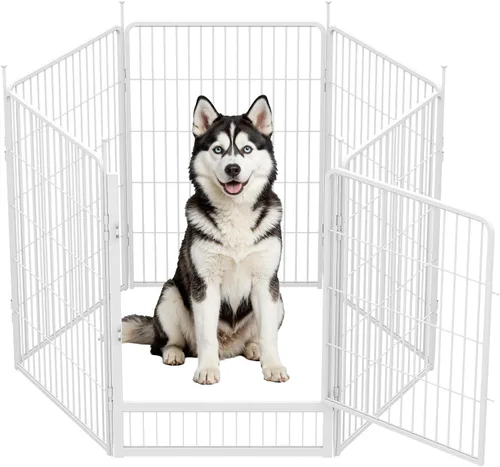 Vista 20 de SunsGrove Corralito para perros de interior, 24 pulgadas, 2 paneles, corralito de juego para cachorros, para interiores, fácil instalación, valla