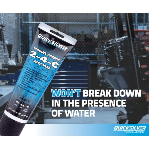 Vista 3 de Mercury Marine Quicksilver 2-4-C Lubricante multiuso Marine Grease, 8 oz.