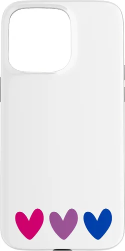 Vista 31 de Bisexual Pride Flag Heart Bi Sexual Bi-Sexual LGBT Men Women Case for iPhone 17