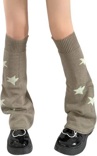 Vista 33 de Sexybody Calentadores de piernas para mujer, Y2K Kawaii con estampado de araña, gótico, Harajuku, Lolita, elegantes y bonitos, calcetines japoneses