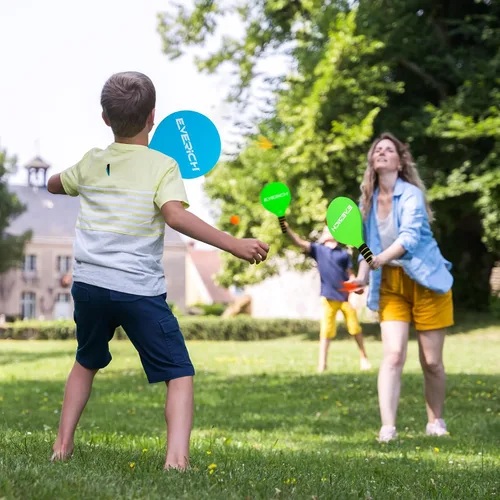 Vista 7 de Juego de Pelota de Lanzar y Atrapar y Pelota de Paleta, Juegos al Aire Libre para Juguetes de Niños, Juegos Familiares de Navidad, Juego de Playa