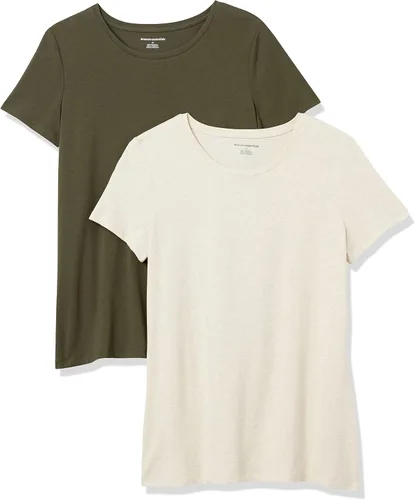 Vista 354 de Amazon Essentials Women's Regular-Fit Short-Sleeve Crewneck T-Shirt