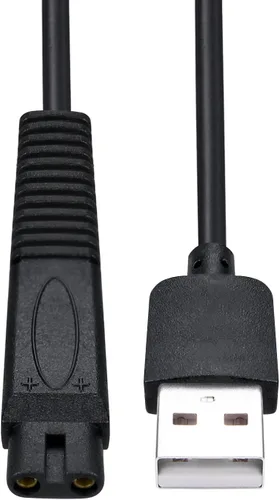 Vista 4 de Cable de carga para afeitadora de calavera Pitbull Gold Pro, maquinilla de afeitar eléctrica Platinum Para Palm, cable USB de repuesto, paquete