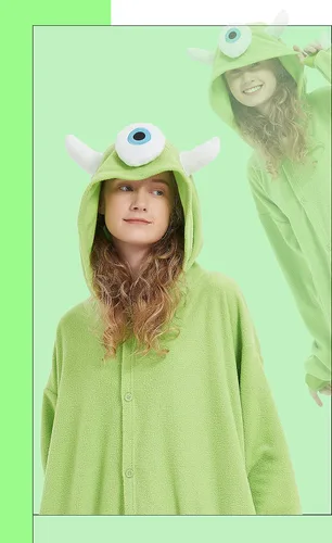 Vista 3 de SWEETXIN Adult Unisex Onesie Pajamas Halloween Christmas Sleepwear Jumpsuit Cosplay Costume