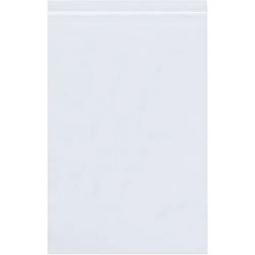 Vista 100 de Aviditi Poly Bolsa con cierre hermético blanco, 10" x 12", Azul, 1000