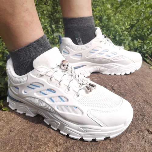 Vista 9 de Ahoper Cierre de metal cordones para zapatos sin ataduras para adultos, cordones elásticos para tenis, sin ataduras para niños, cuerdas de zapatos