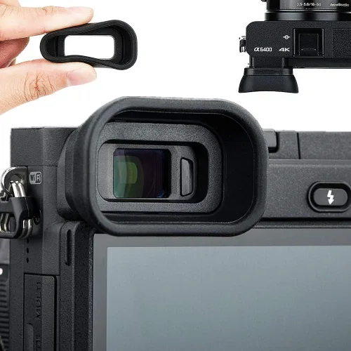 Vista 11 de Visor de cámara de silicona suave para Sony A7C Alpha 7C (ILCE7CL/S) Protector de copa ocular (no compatible con A7C II, A7CR)