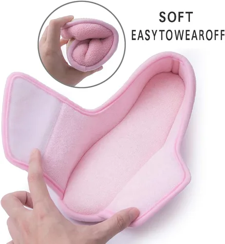 Vista 4 de Git-up -Pantuflas para mujer con diabetesartritisedema, cierre ajustable, espuma viscoelástica, punta abierta, extra ancha