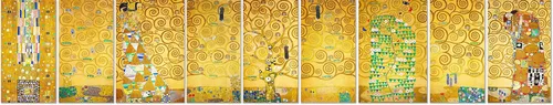 Vista 21 de A&T ARTWORK Avenue to Schloss Kammer por Gustav Klimt. Las reproducciones de arte clásico del mundo, impresiones en lienzo giclée para decoración