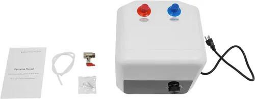 Vista 3 de Calentador de agua para tanque, 1500 W, 2.11 galones, calentador de agua eléctrico, mini tanque, calentador de agua de almacenamiento montado