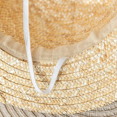 Vista 6 de Sombrero de paja Luffy para hombres y mujeres, multifuncional, Luffy Cosplay con cuerda, sol, playa, fiesta, viaje, actuación, disfraz de paja