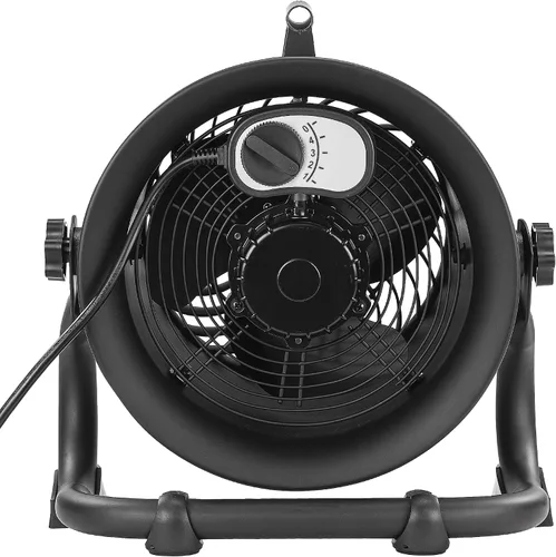 Vista 7 de CAT ventiladores - Ventilador de tambor de alta velocidad de 9" (Negro, 2 en 1): 940 CFM, 4 velocidades, cabezal giratorio de 360°, motor