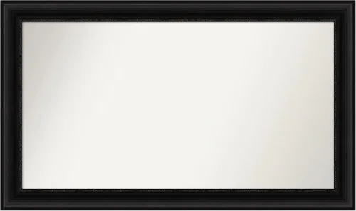 Vista 424 de Amanti Art Espejo personalizado, espejo de baño negro puente, espejo de pared o espejo de tocador de baño sobre el fregadero (26 x 26 pulgadas)