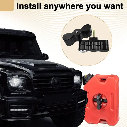 Vista 6 de Cerradura de montaje RX-LOX-PM 1 paquete con llaves Compatible con contenedor de agua estándar Rotopax, paquete de gasolina, caja de almacenamiento