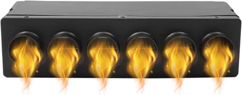 Vista 3 de Ensamble de evaporador de aire acondicionado A/C, enfriamiento por calor del evaporador, 258 CFM 3 velocidades 8A 80W 12V Ensamble de calentador